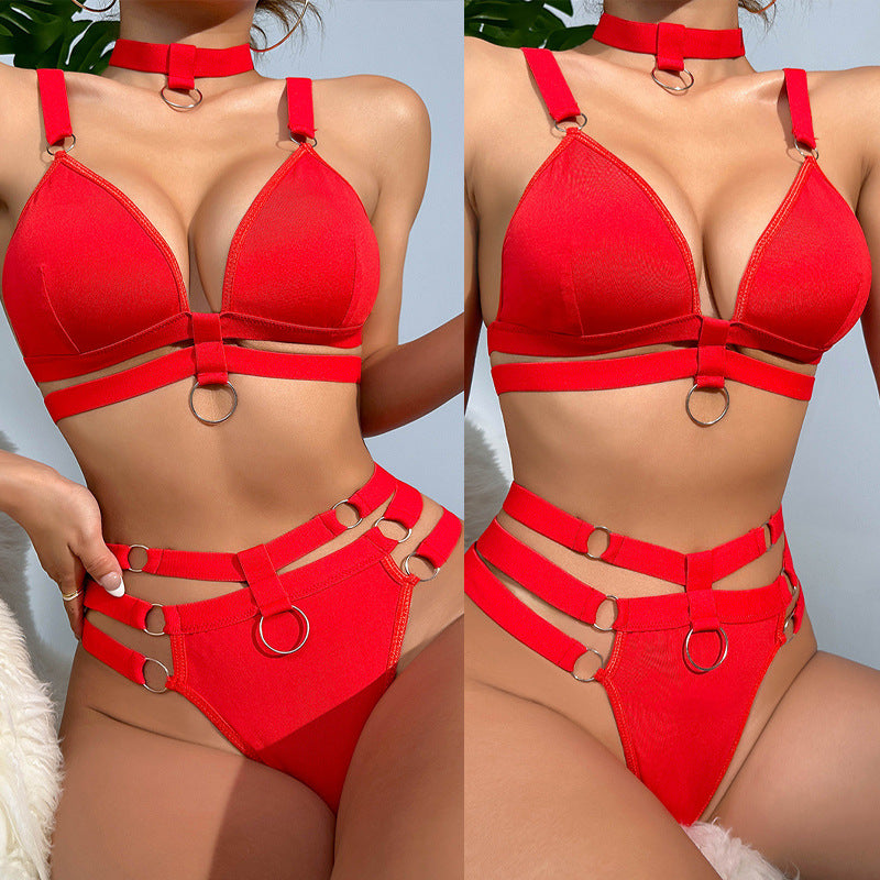 Strapped Two-Piece Women's Swimwear
